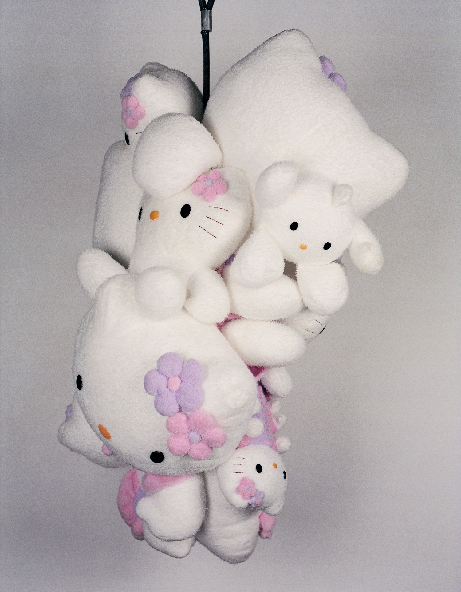  alternate view Polymorphic Kittyclysm, 2004 mixed media and bicycle chain dimensions vary Commissioned by Sanrio for Kitty EX 