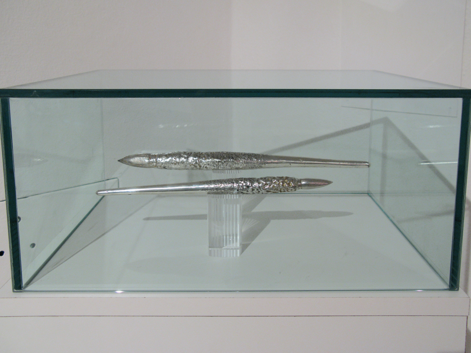  Sword and Dagger, 2009 solid cast silver dimensions vary&nbsp; 