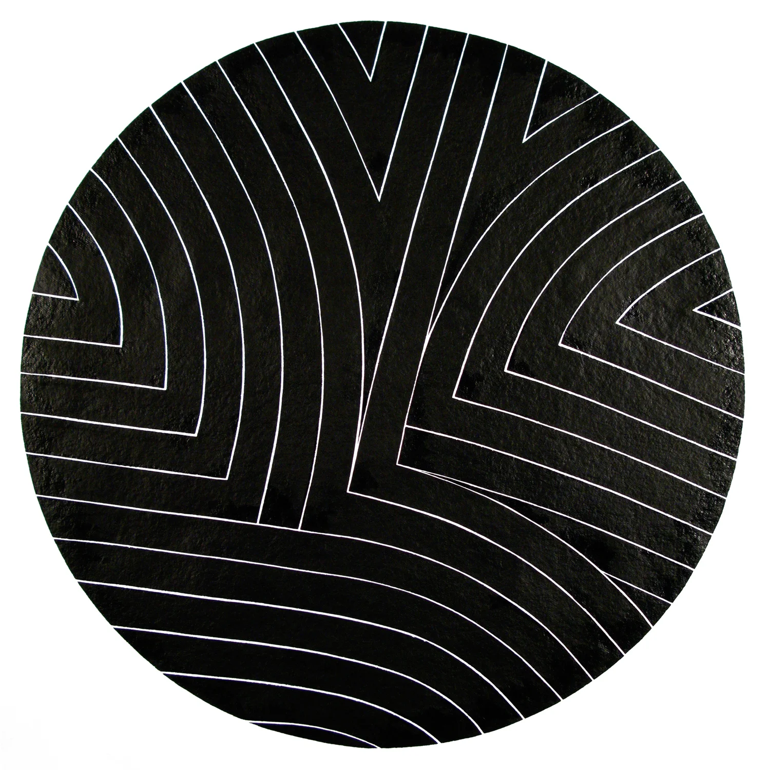 Black Dots I, 2008 sumi ink on handmade paper 40 x 40 inch