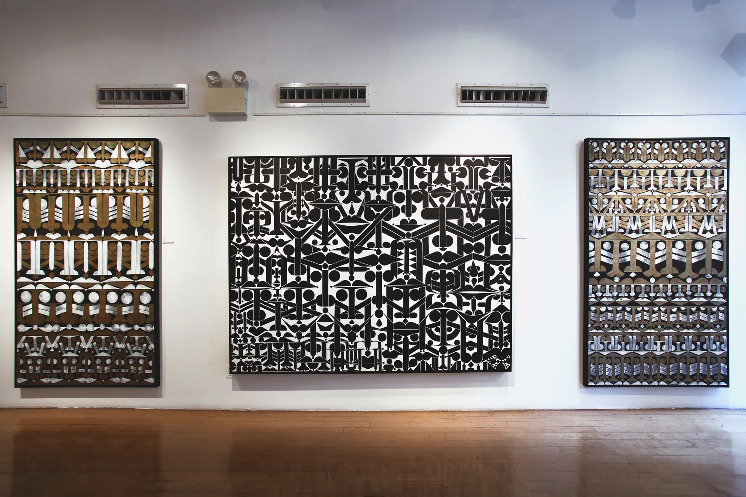installation view, 'Saber x Rostarr', New York, 2013