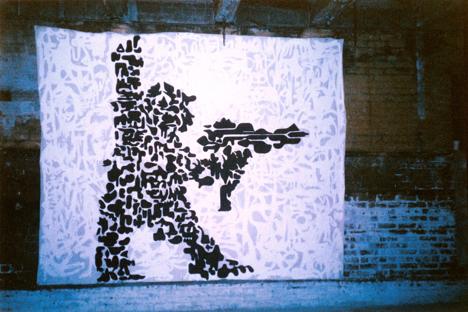  installation view,&nbsp;  Victory  Bowery, NY, 1998 