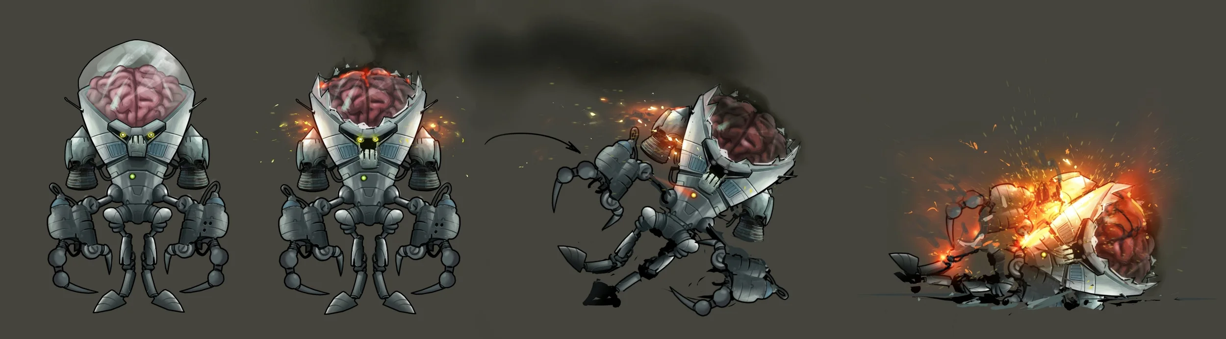 Walking monkey robot - exploding s.JPG