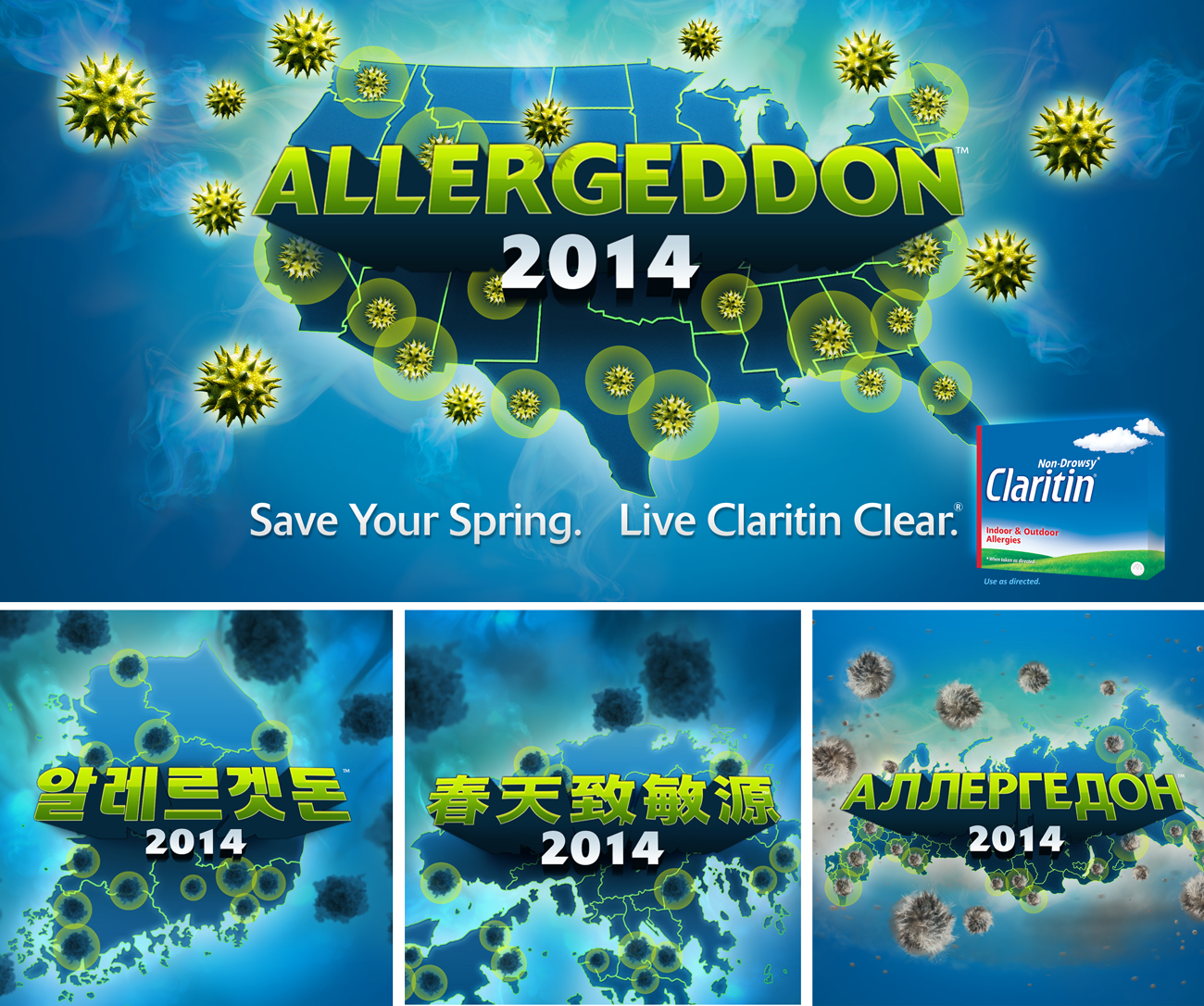 Allergeddon can be modified to address other irritants like pollution and dust, making it attractive to other global markets for future adaptation like Korea, Hong Kong and Russia.