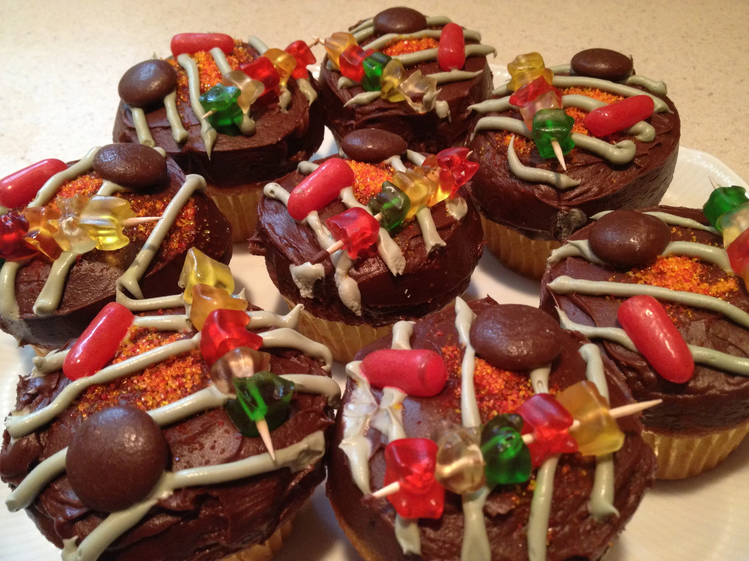 so i didn't make these, a good friend brought them to a bbq, but they were too cute not to share!