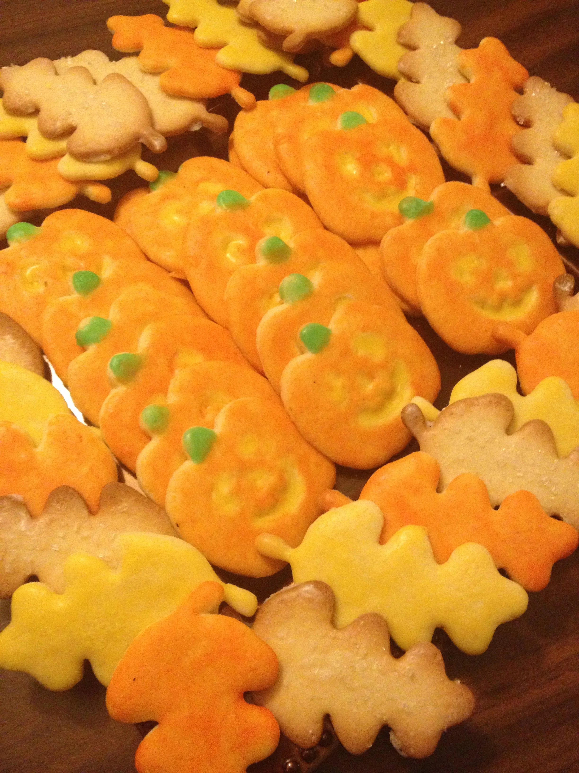 hand painted cookies for Halloween