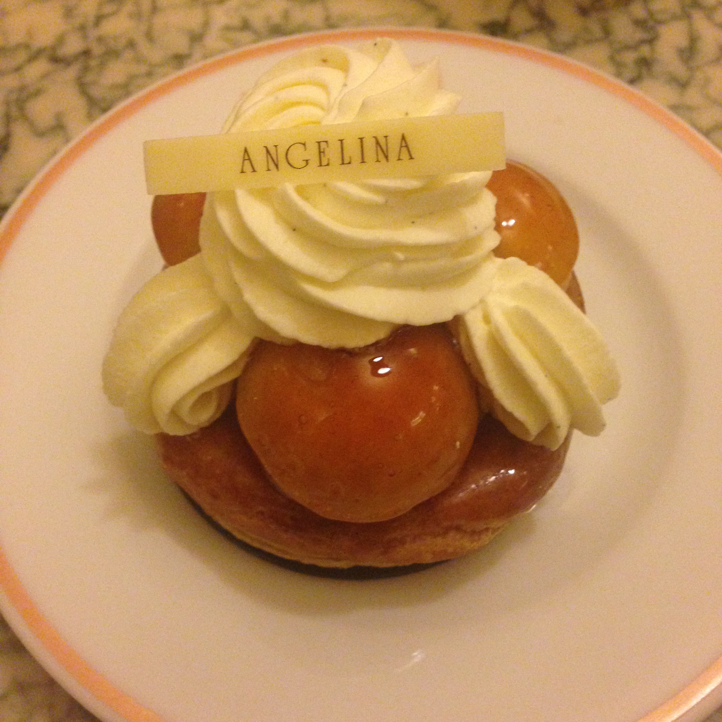  St. Honore pastry at Angelina 