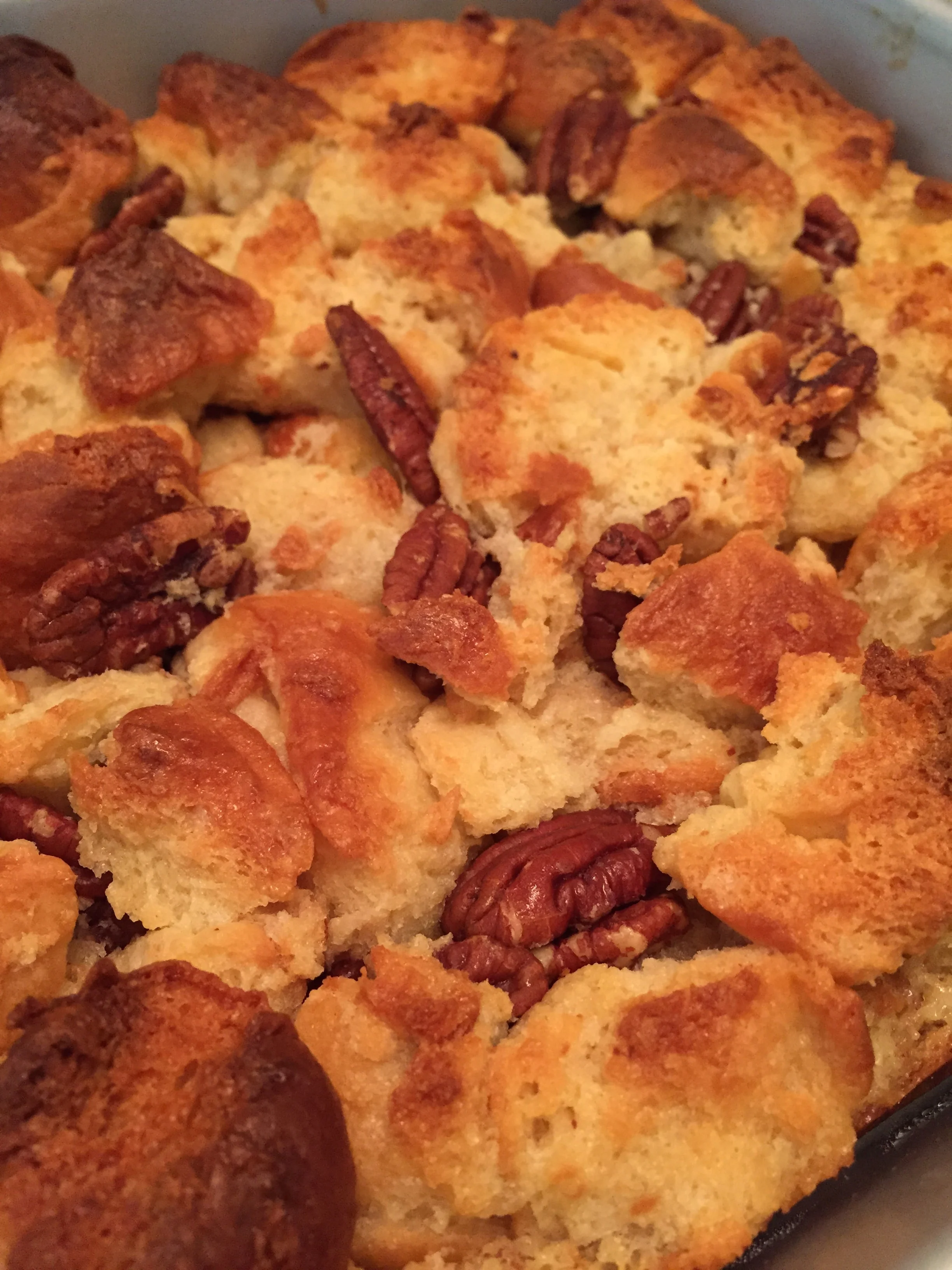Pecan & Butterscotch Bread Pudding