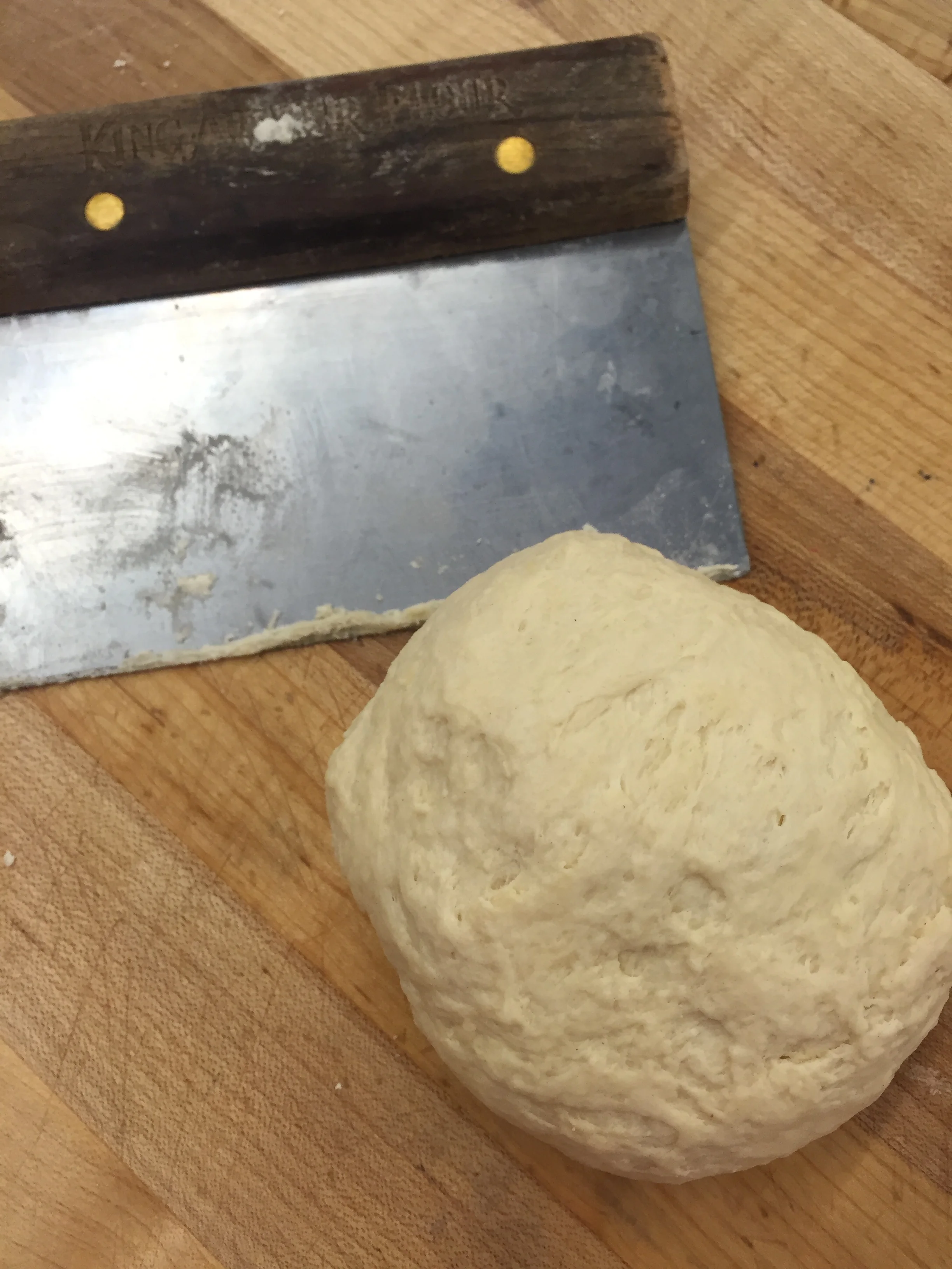First stage of puff pastry - the le detrempe