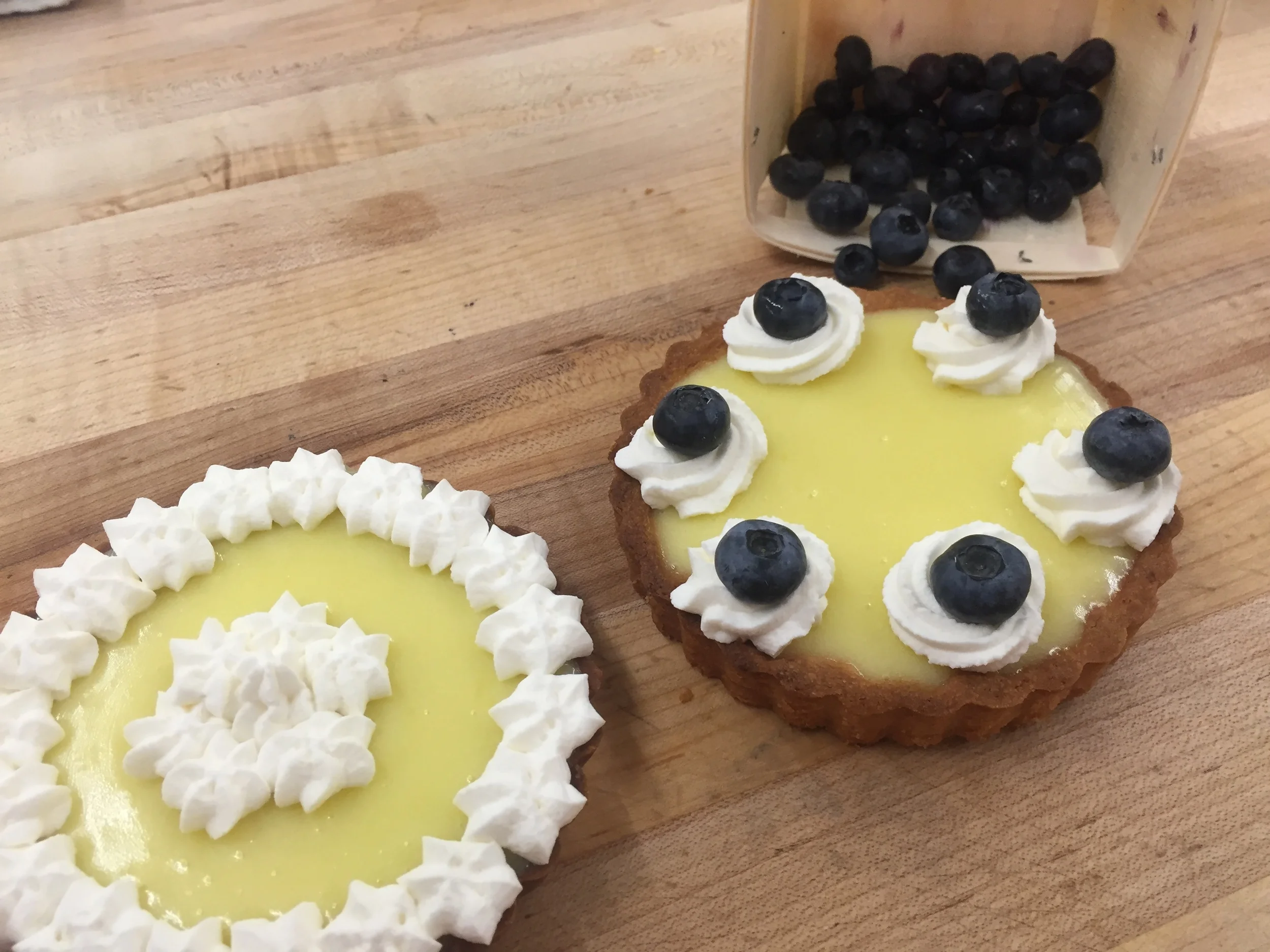 Finished tartlets!