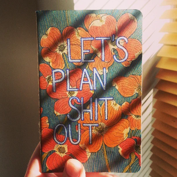 Made a notebook for working out long term goals! #notebook #organization #illustration #dogwood