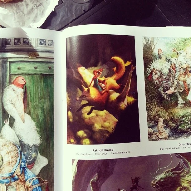 Got some work in the Spectrum annual! It’s a giant hardcover this year. You could kill a mountain lion with it.