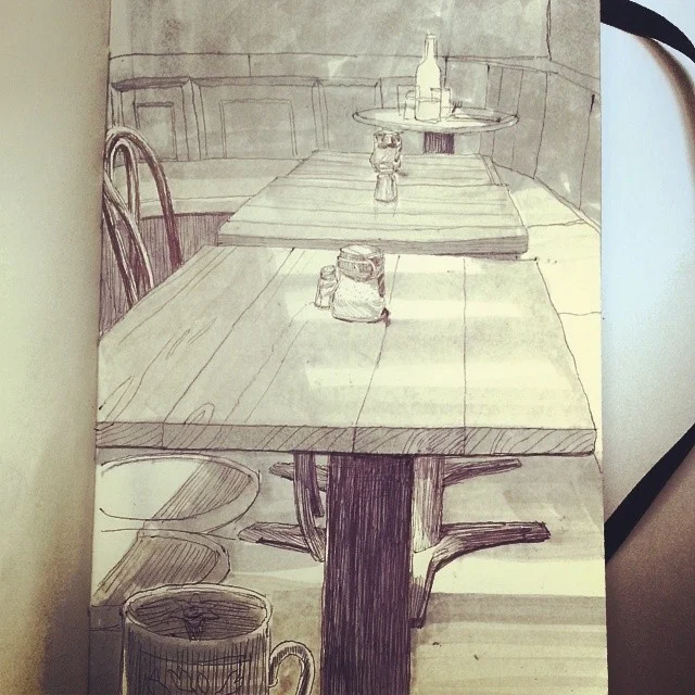 Breakfast still life practice!