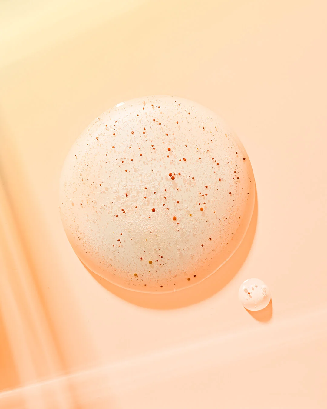 credits: photo- jenna gang, styling- anna lemi description: conceptual photograph of clean and clear face wash as cosmetic smear.