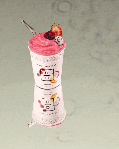 client: daily harvest credits: video- jenna gang, styling - ali nardi, art direction - liz chernett, props - rebecca donnelly description: hand moving into frame to grab a daily harvest smoothie.