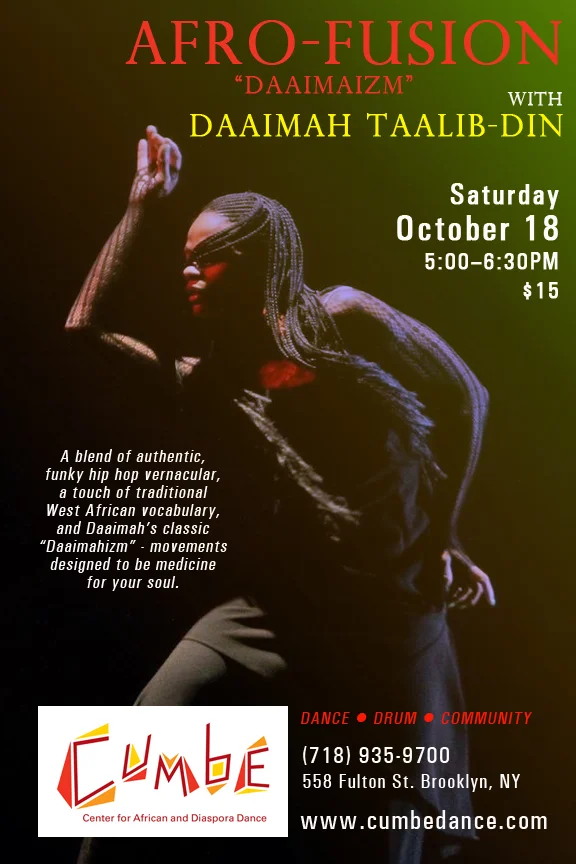 Afro-Fusion: Daaimahizm at Cumbe!