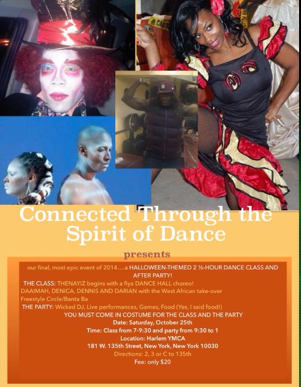 Connected Through the Spirit of Dance's Halloween Themed Dance Class and After Party