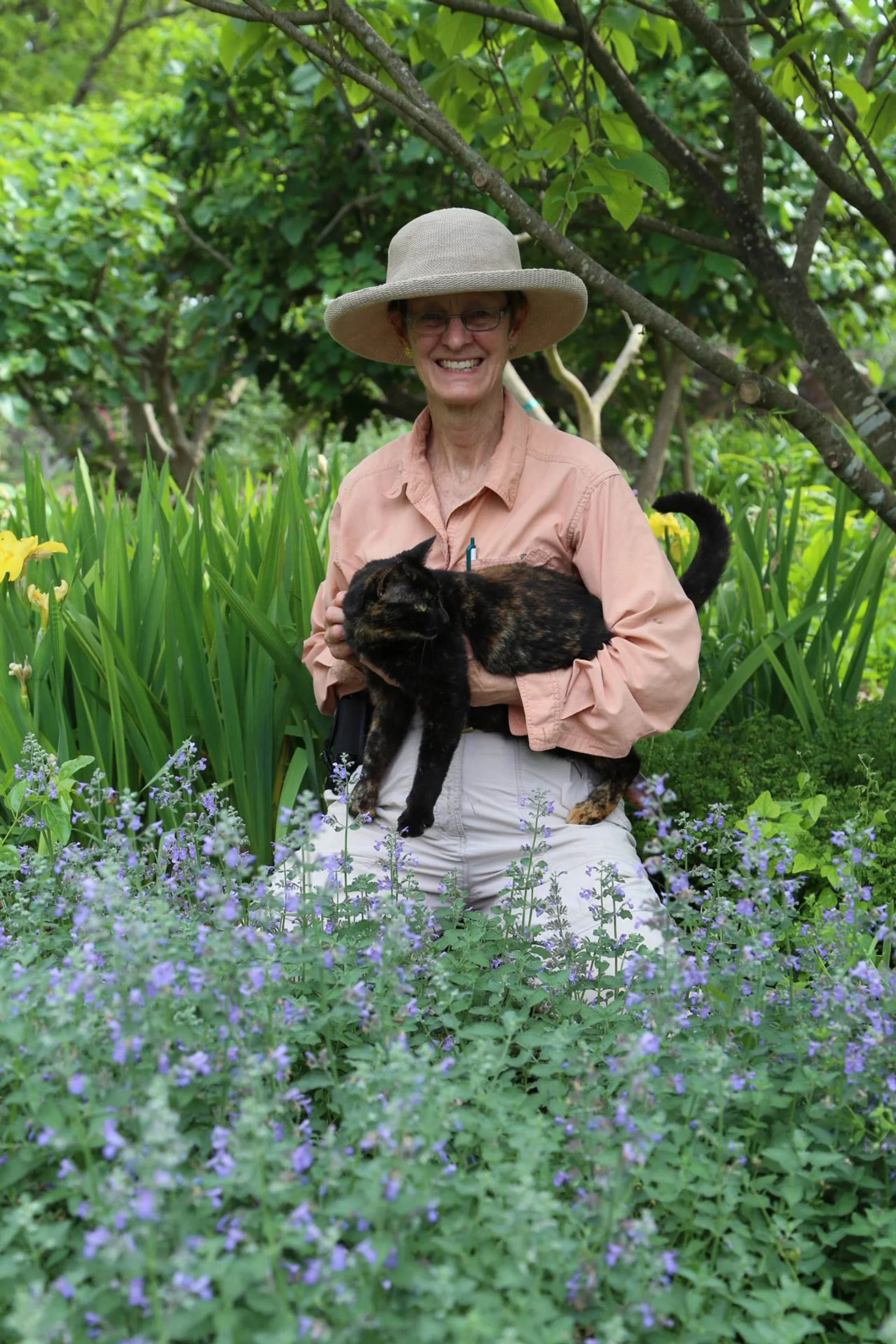 Heidi in one of her gardens