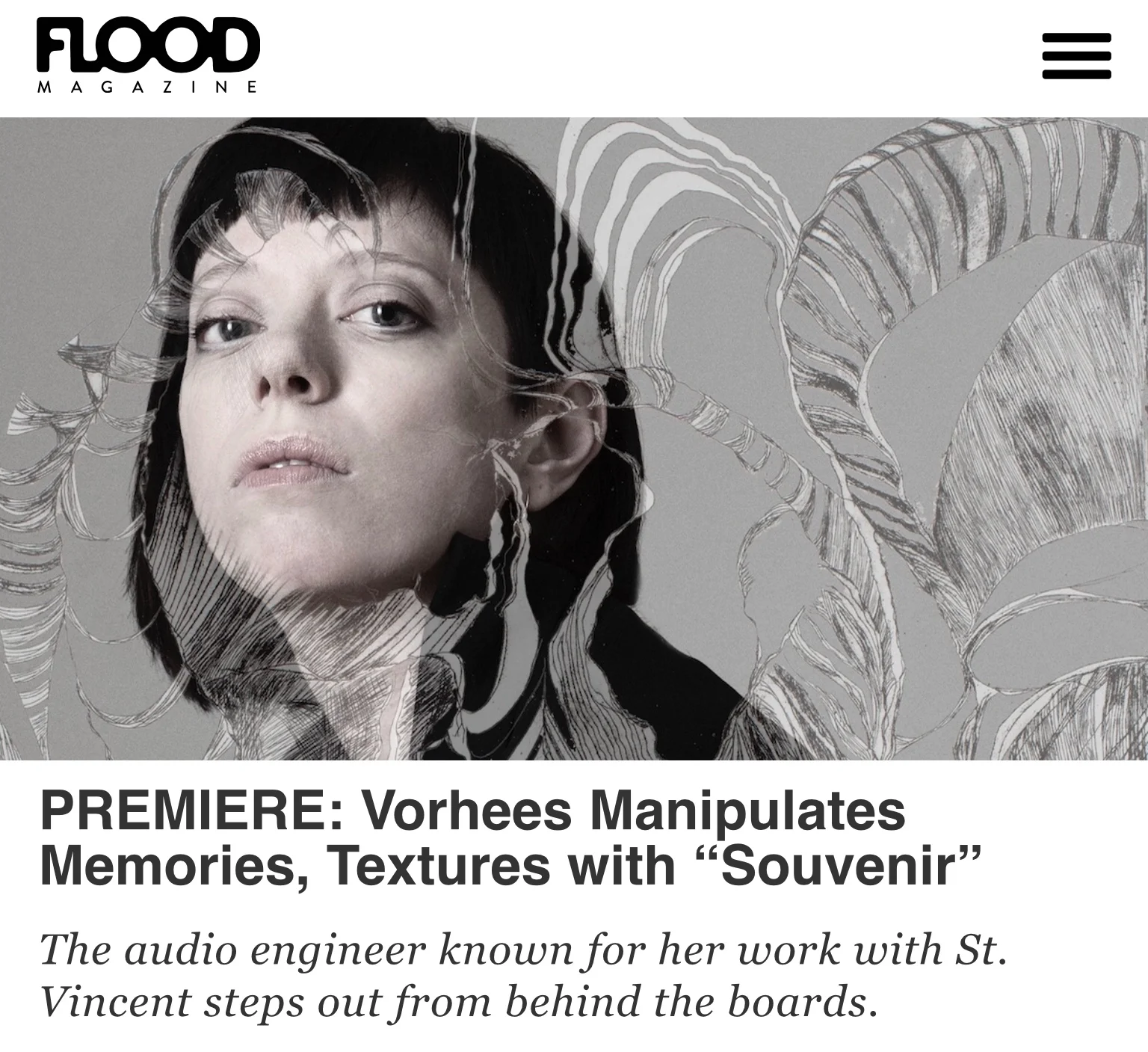 "Souvenir" debuts at Flood Magazine // link HERE