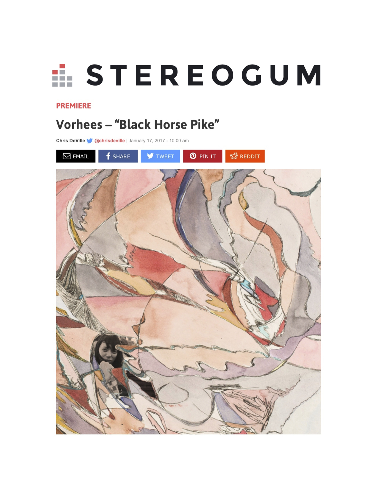 Stereogum premieres "Black Horse Pike" // link HERE