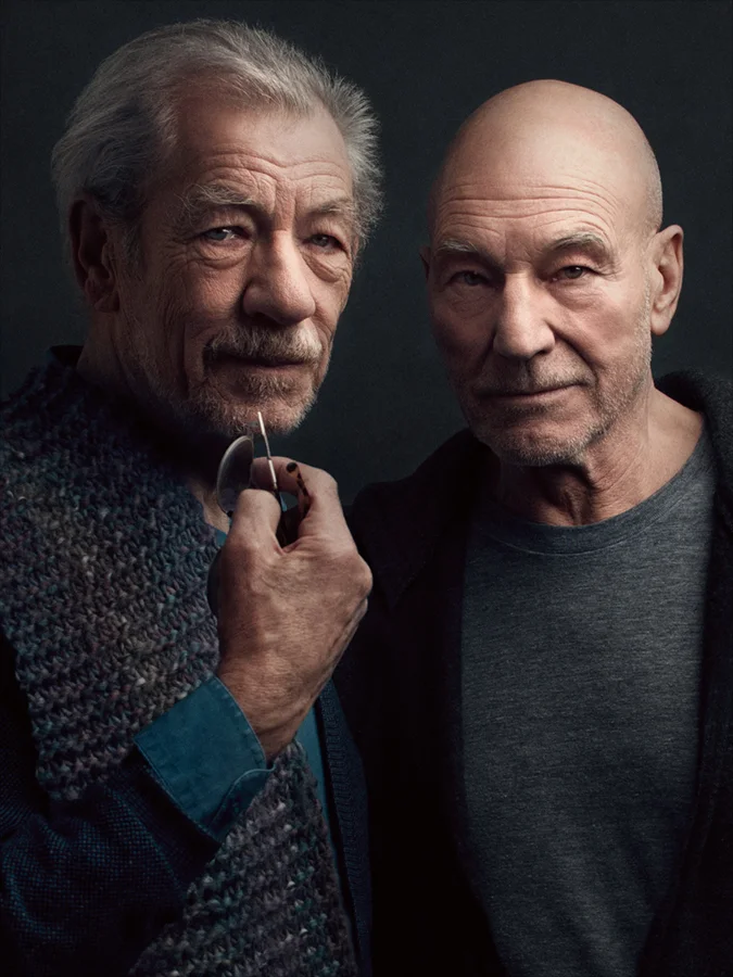 Photo: Luke Fontanta // Ian McKellen & Patrick Stewart