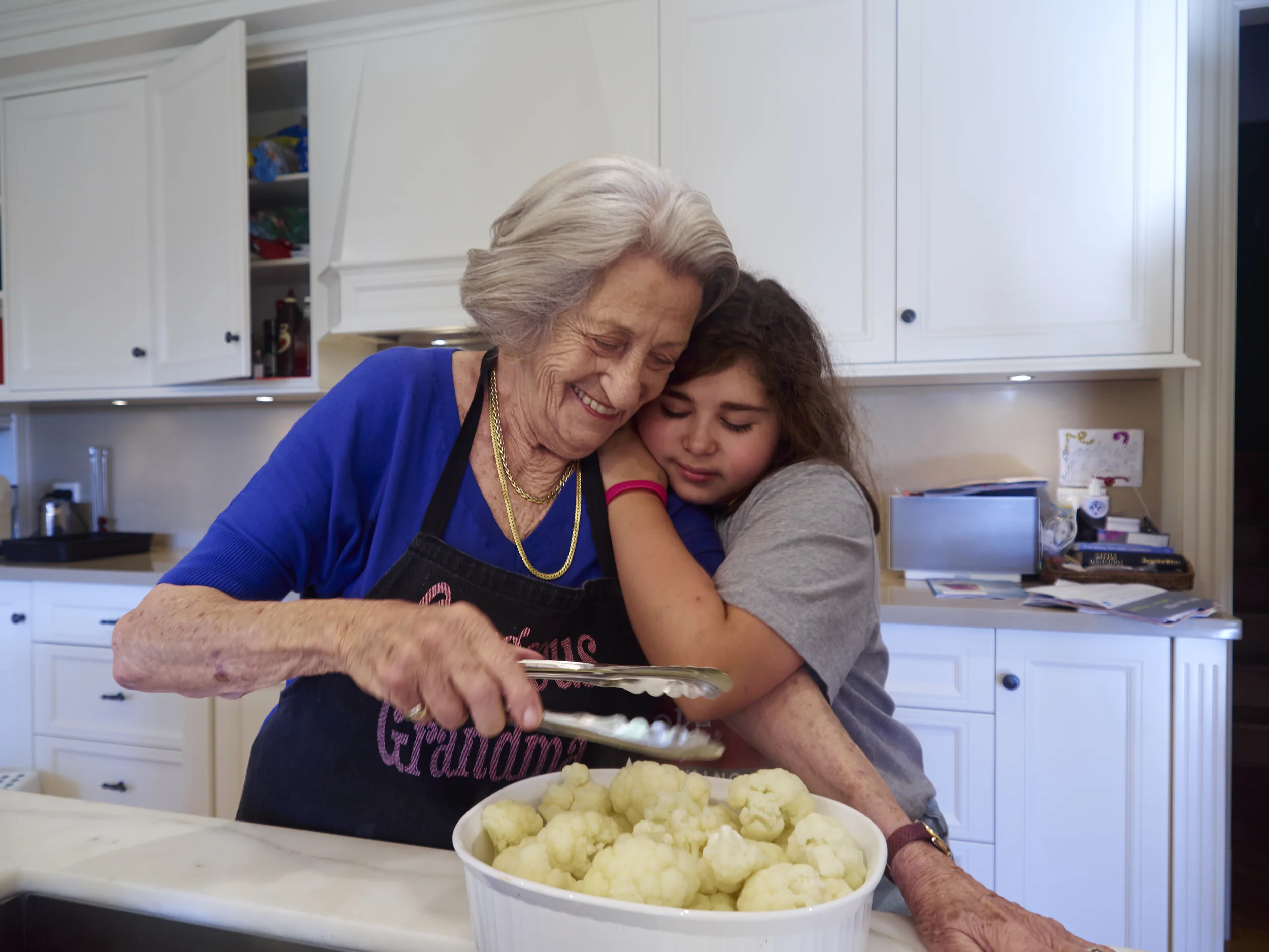 Agi Adler with her grand-daughter Sophie Rosen