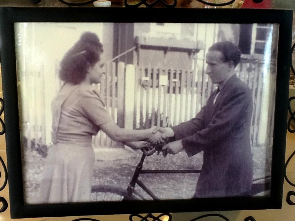 Hania's favourite photo of her and husband David 