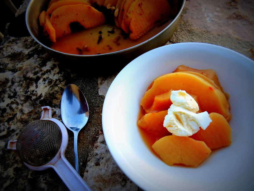 Poached Quince