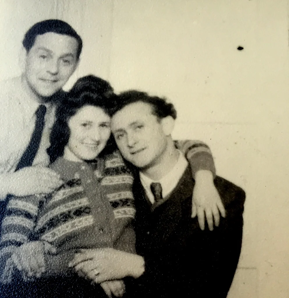 Berta and Bernie, and her cousin Gerhard who had survived the War, reunited in Munich