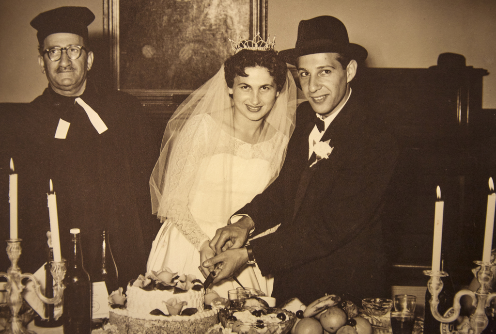 Judy marries Hymie Kolt, Melbourne 1957.