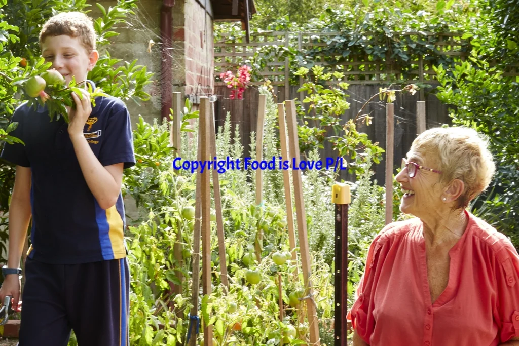 Judy with her grandson Jonathan Green