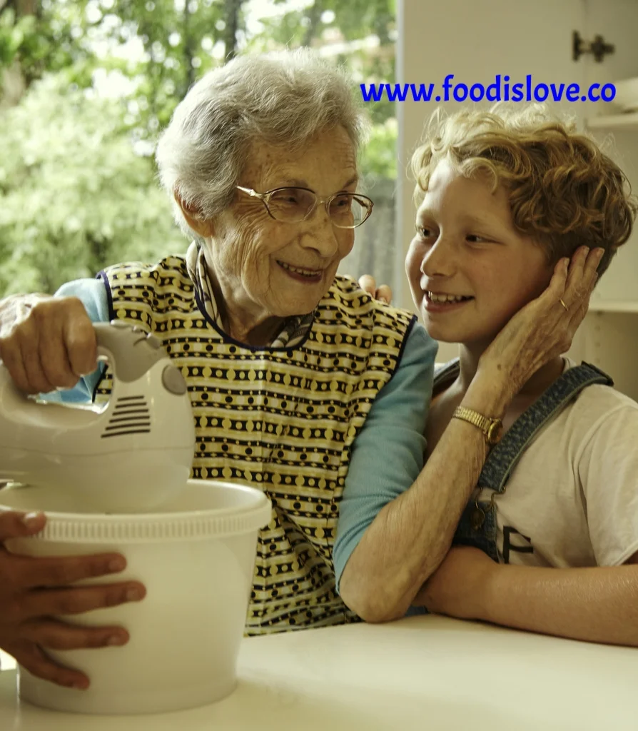 Thea Riesel with her grandson Jono
