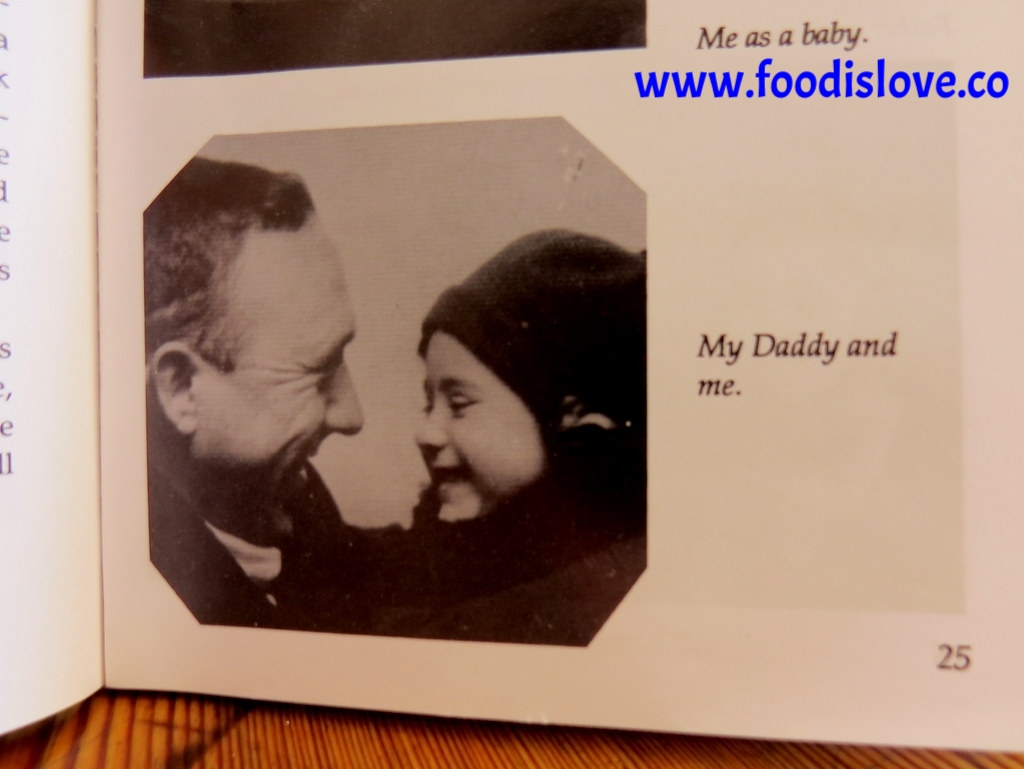 Joseph with Celina when she was a baby. The photo is in a book Celina wrote about their lives, 'The Sun Will Shine Tomorrow'
