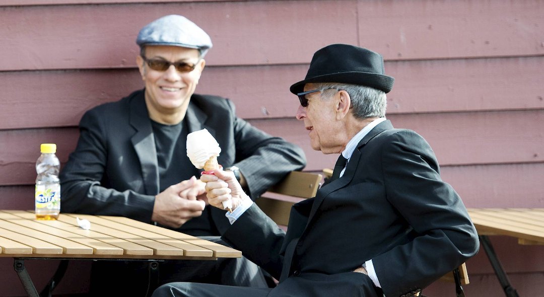 Cohen stopped for an ice-cream when he was in Bergen, Norway for a concert in 2012. (Photo: Rune Johansen) The reporter asked him if he remembered his previous concert in 1988. Cohen replied that he did, wasn't it some time after the Civil War, in 1865? 