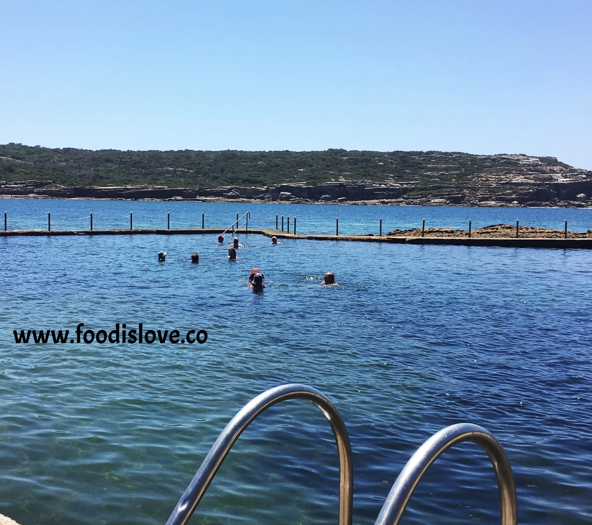 No time for swimming! Greek grandmothers discuss recipes at Malabar pool, Sydney, 