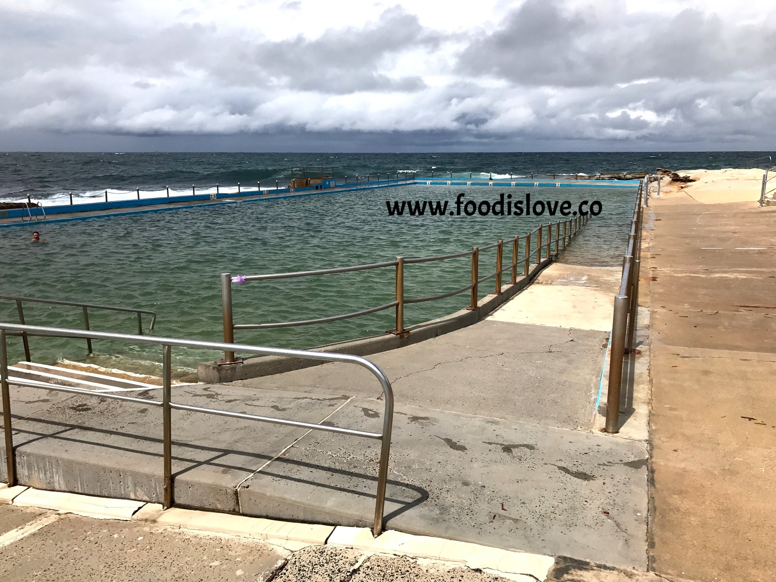 Thre ocean pool at Dee Why is Olympic size.