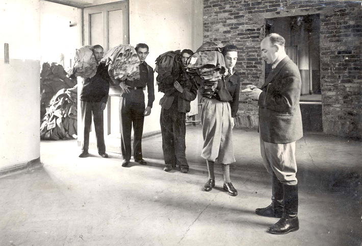 Lena worked in the Warsaw Ghetto Laundry, washing Nazi uniforms. One of her jobs when she was working for the Ghetto Uprising was smuggling uniforms to the Jewish Fighting Organisation. The plan was for Jewish fighters to wear Nazi uniforms in order to confuse the German soldiers when they came to liquidate the Ghetto.