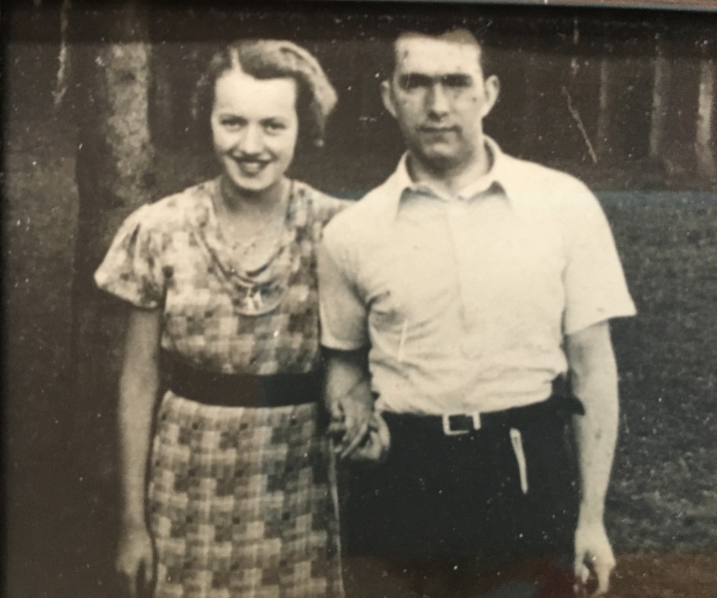 Saba's sister Hela, with a friend before the war. This is the only photo Saba has of her eldest sister. 