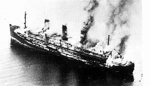 Saba Feniger was watching from the shore as the RAF bombed the Cap Acona and 2 other ships in May 1945. More than 7,000 prisoners were killed. 
