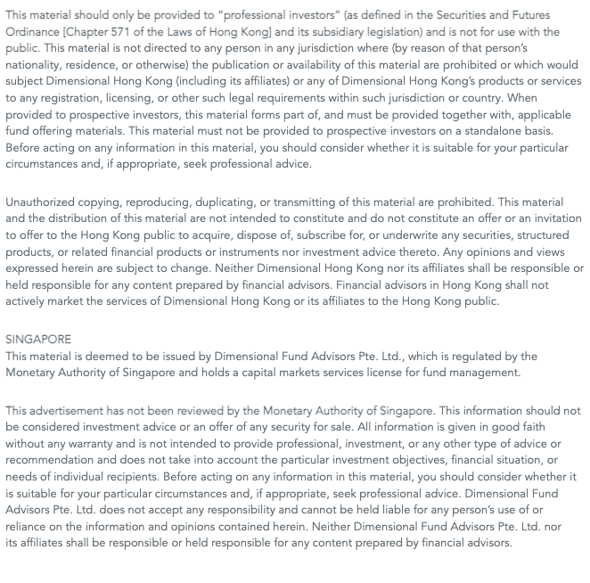 Footnotes and disclosures for blog post