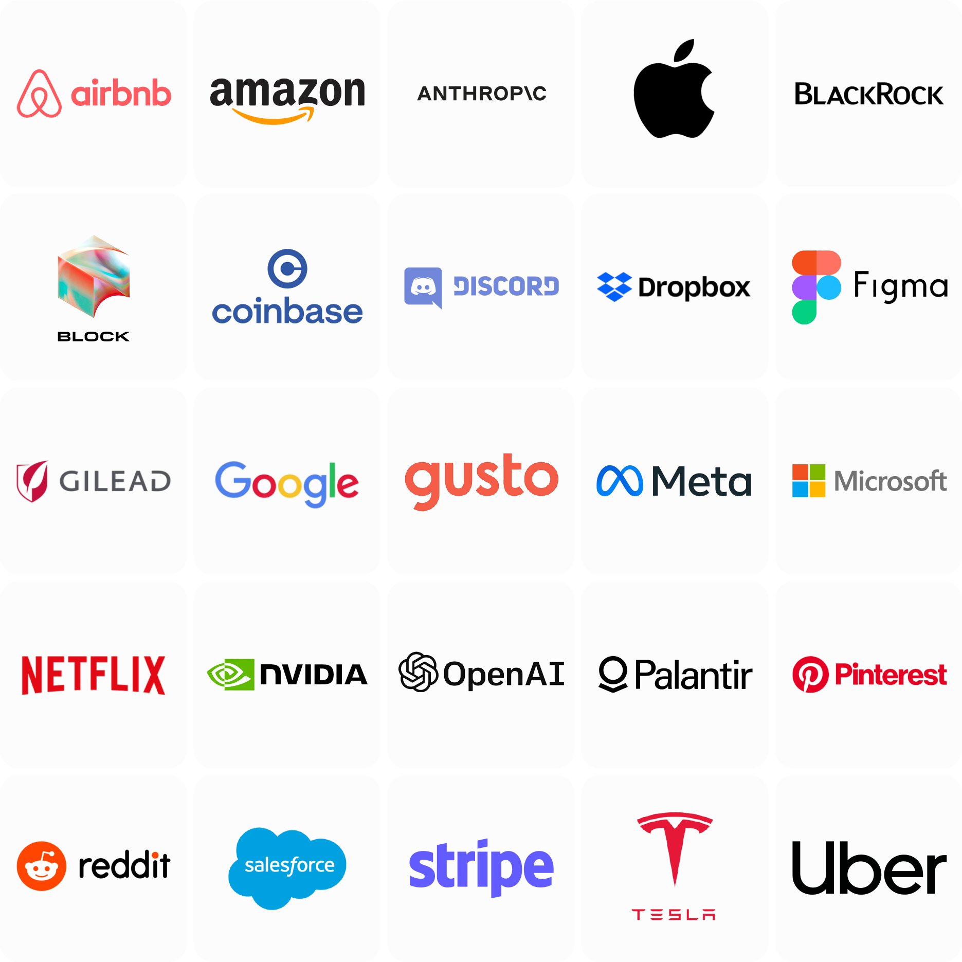 Company logos that Citrine Capital works with