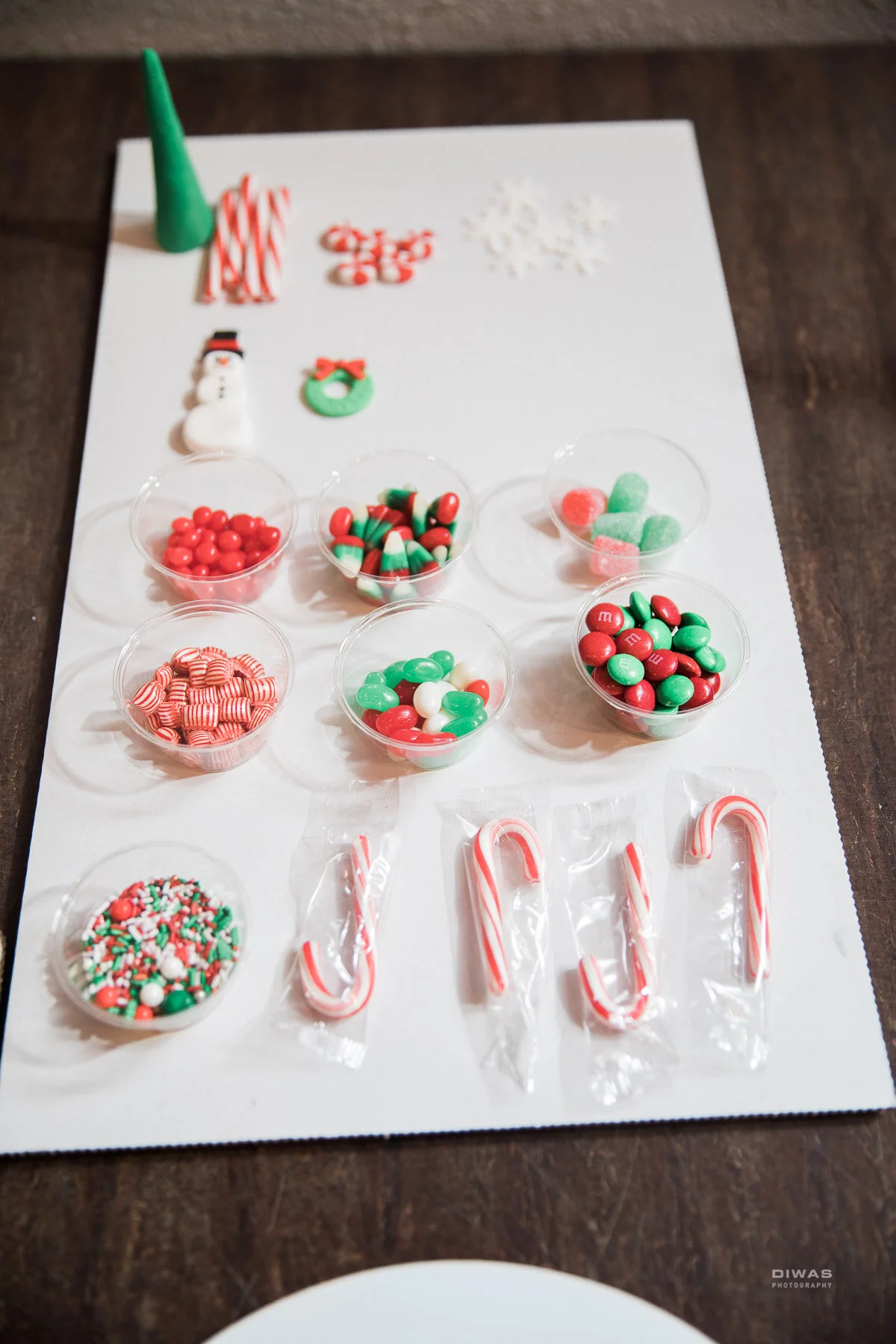 Your kit comes with an assortment of candies!