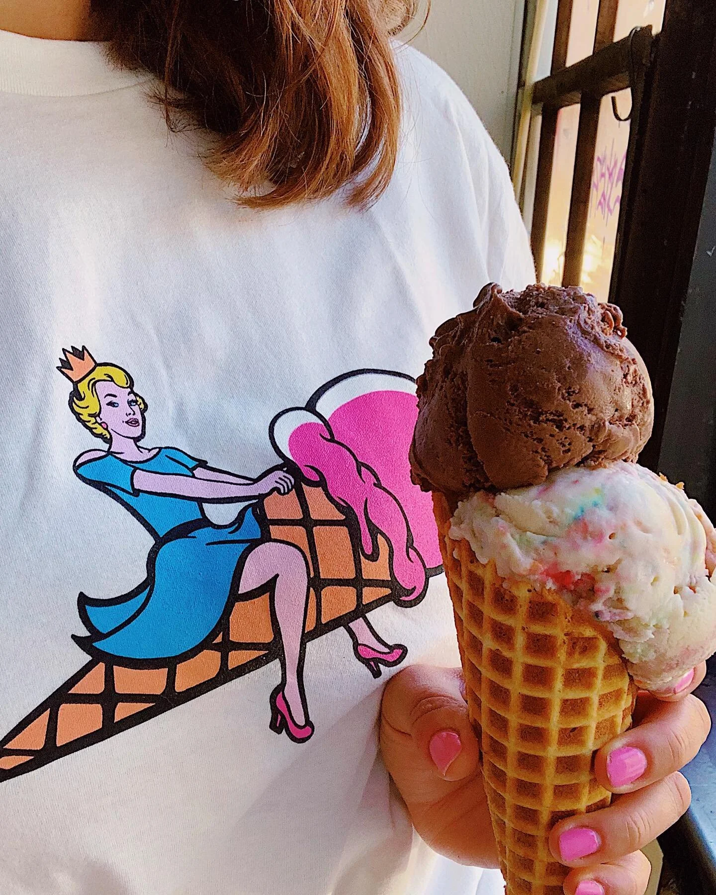 ✨🚨 GIVEAWAY TIME! 🚨✨

January was a hard month for us as we learn to navigate these covid waters. On top of it all, @instagram likes to make it really hard for small businesses these days! 🤨

Please help us share future news with your friends!

Giveaway prize and rules:

&bull;For you: An awesome Queen of Cream T-shirt(also comes in black and grey) + a pint of ice cream!
&bull;For your friend: 2 pints of ice cream of their choice!

All you have to do is:

&bull;🍦Like this post
&bull;🍦Tag a friend and make sure they like it too! Ask your friend to follow our IG page! They will need to both like and follow to be eligible to win. 

That&rsquo;s it! You can have multiple entries/tag multiple friends- just make sure it&rsquo;s done in separate comments. Giveaways ends Tuesday at 5pm!
Thanks for playing and thanks for helping! ❤️ y&rsquo;all! Window open until 5pm today! And yes! We have waffle cones again!