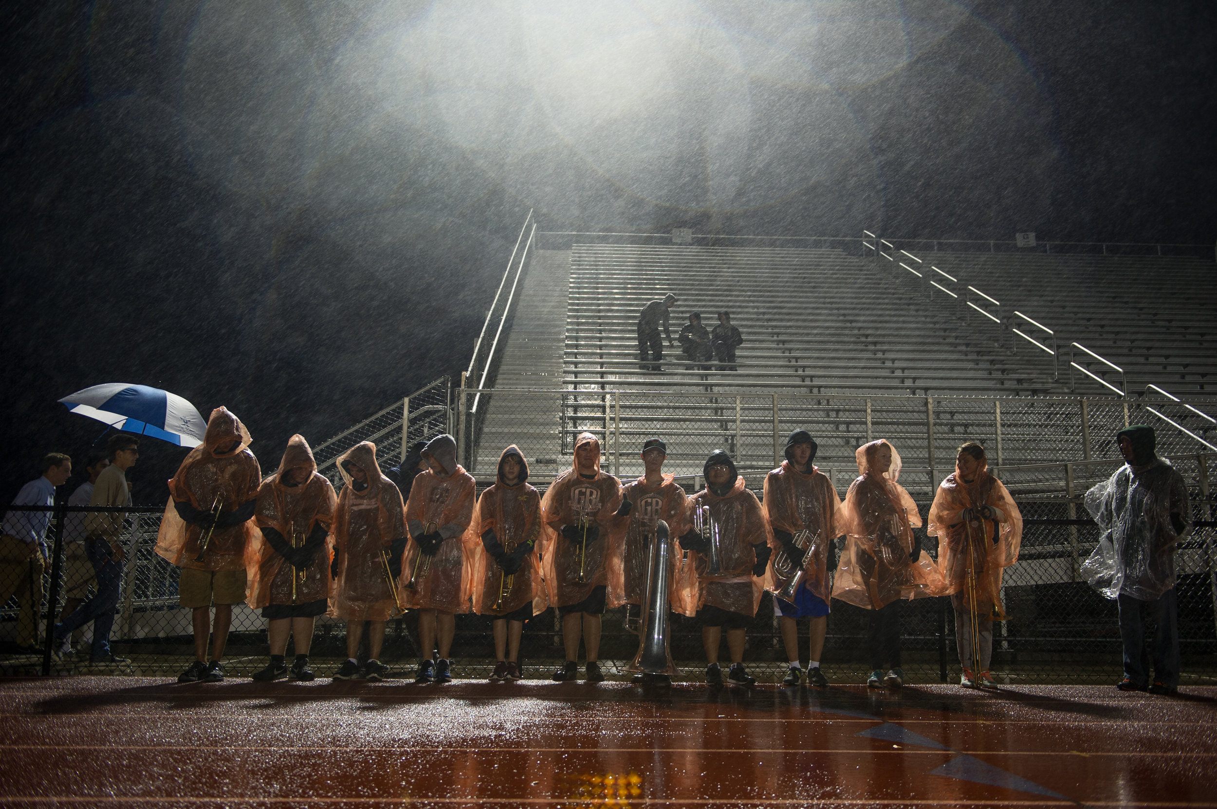 High school band member, Evansville, Ind. 2014.