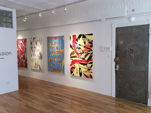 The show at the gallery