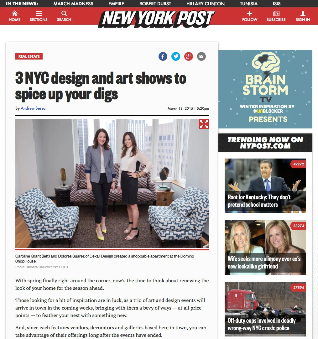 New York Post - REAL ESTATE HOME