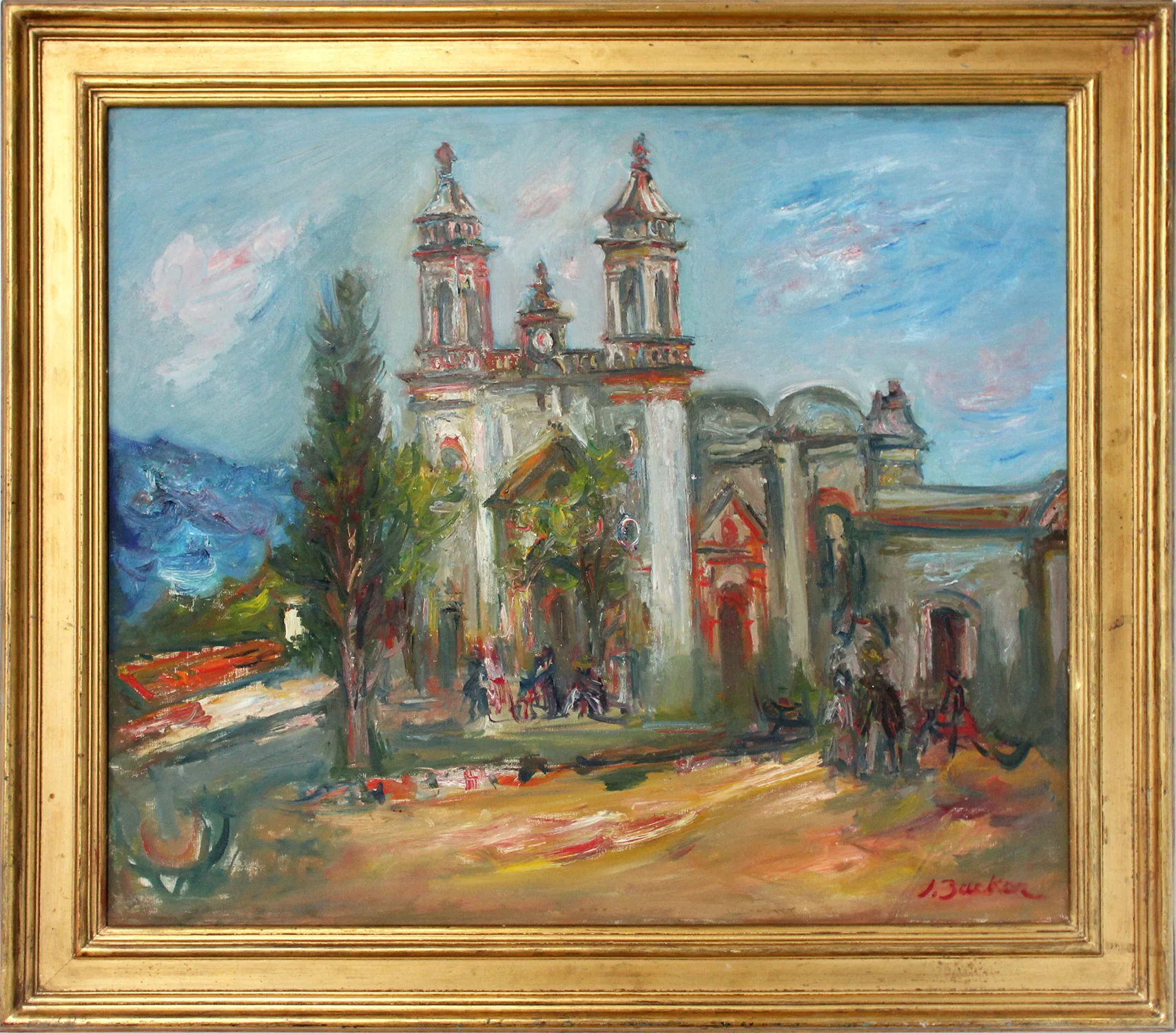 Church Scene in Mexico, 20th Century