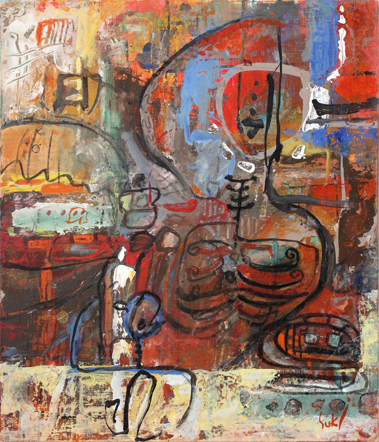 Non Objective Composition F, 2012