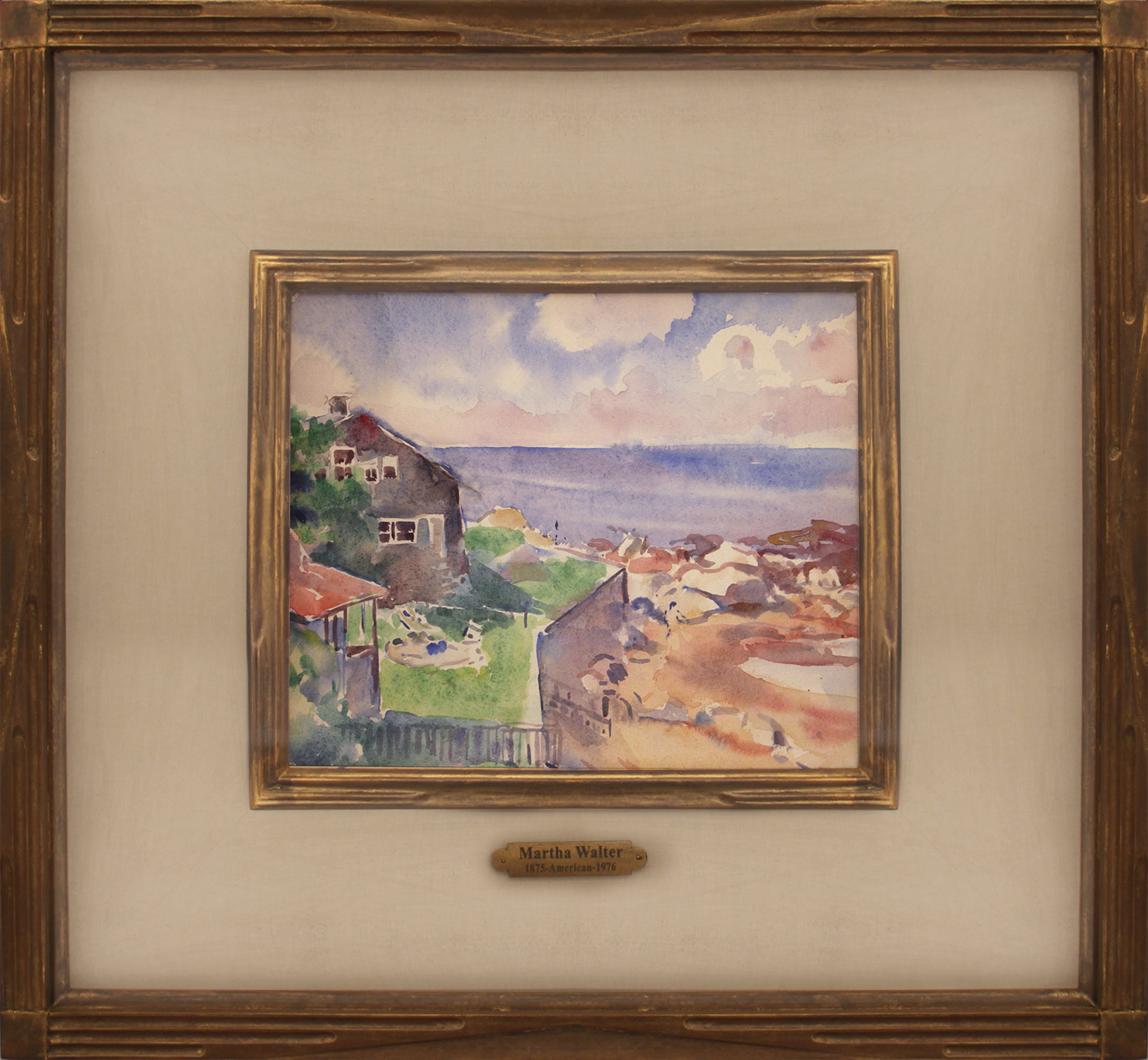 Beach House Scene, 20th Century