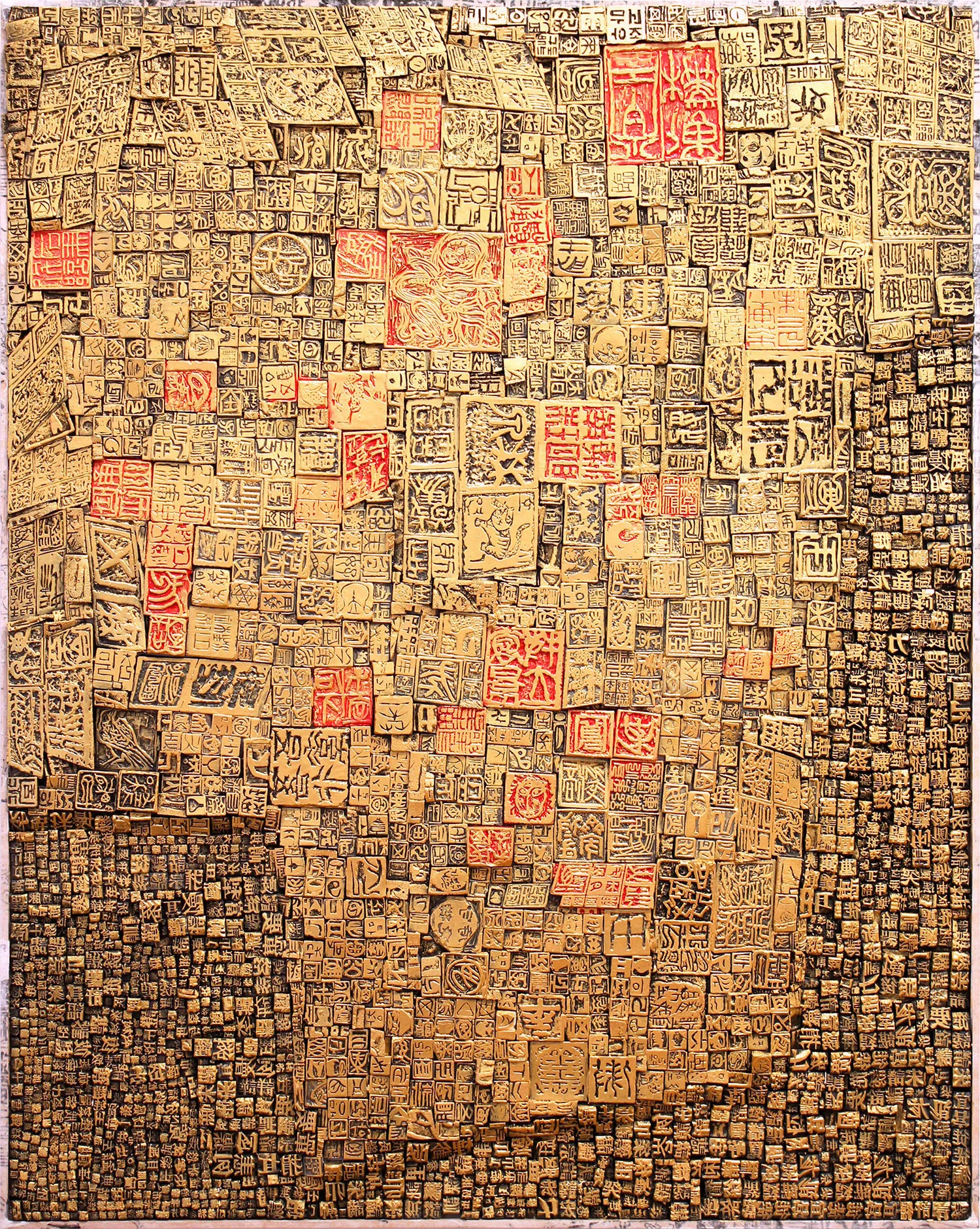 Condensation (Gold), 2017
