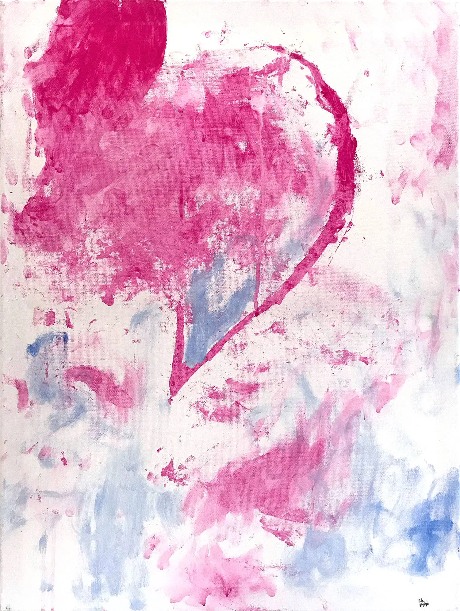 Magenta, Blue and Snow White, 2016